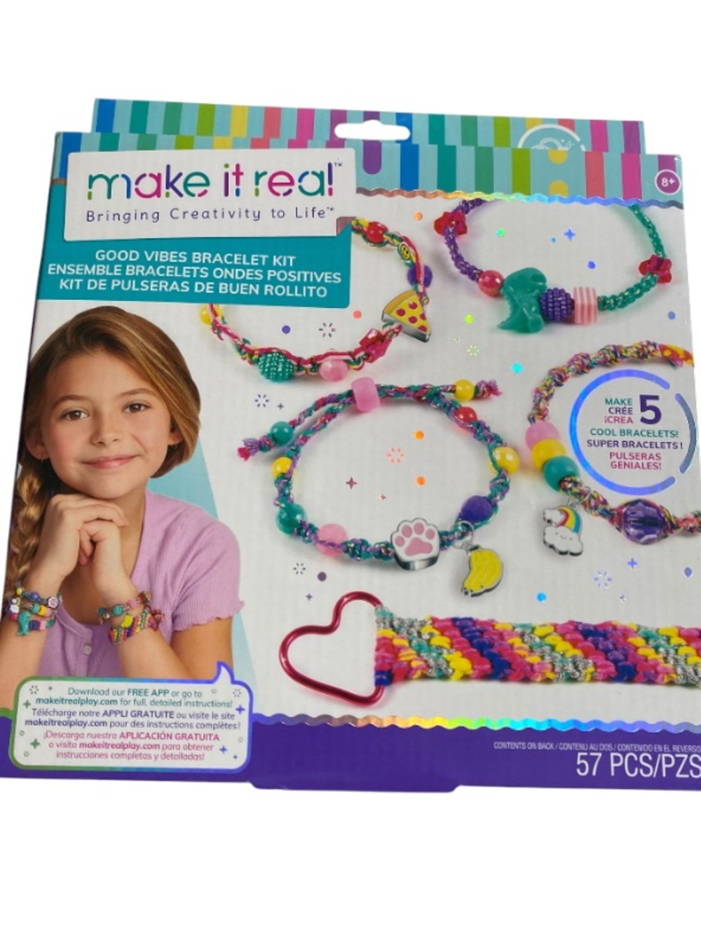 Make It Real Good Vibes Bracelet Kit - New in Box